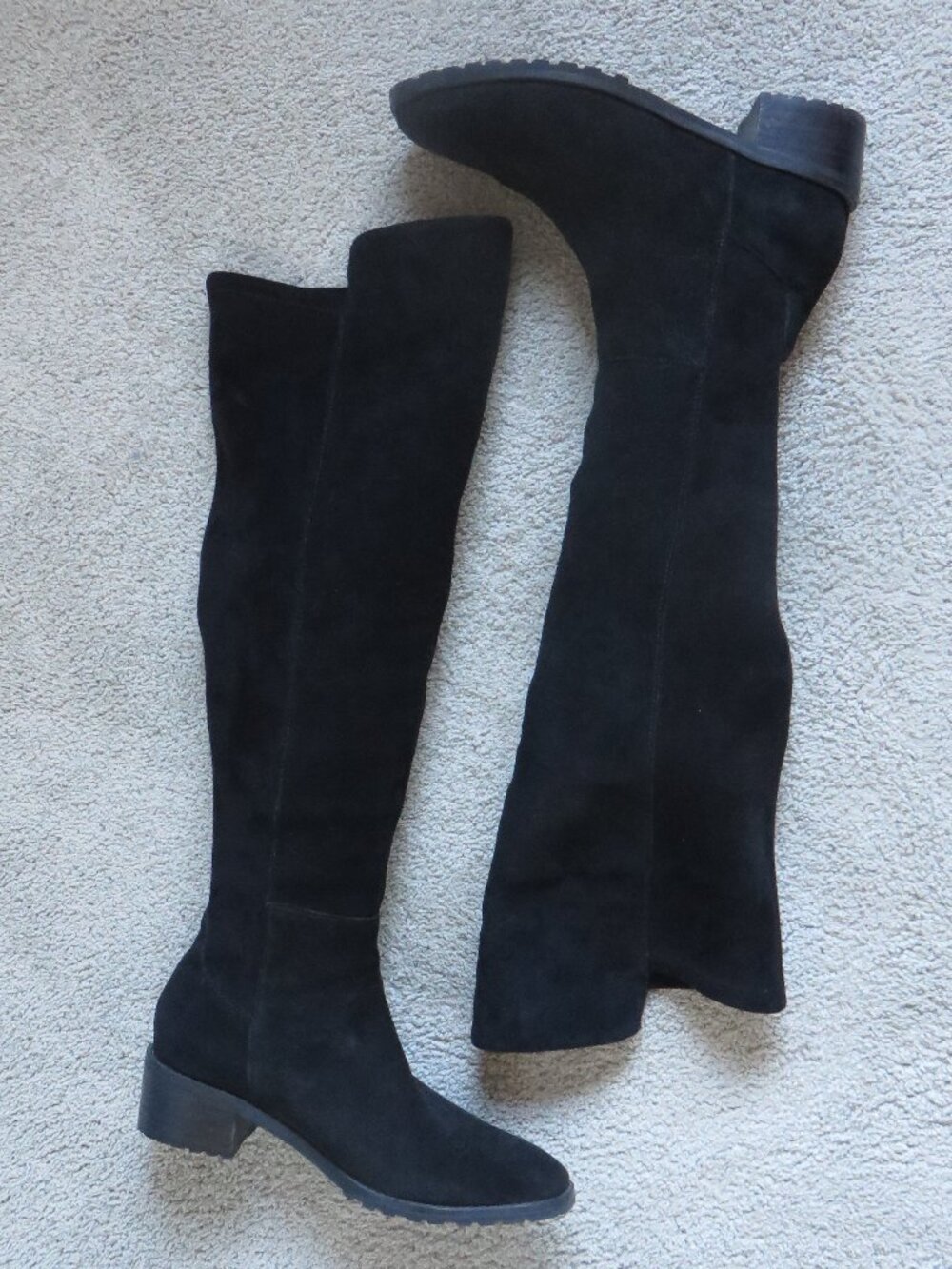 Blondo Sierra Womens Over-the-knee Boots Size 8.5 Black Suede Waterproof